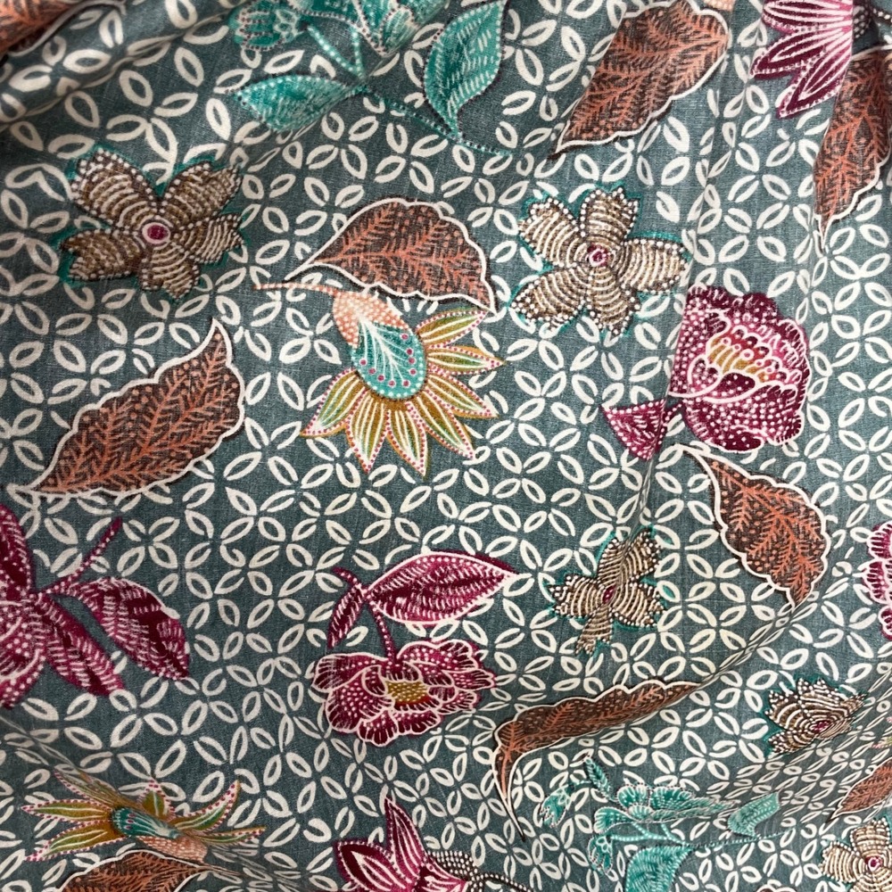 Vintage Reyn Spooner Dress Batik Floral Pattern Hawaiian Cotton Women Small Boho - Picture 15 of 16